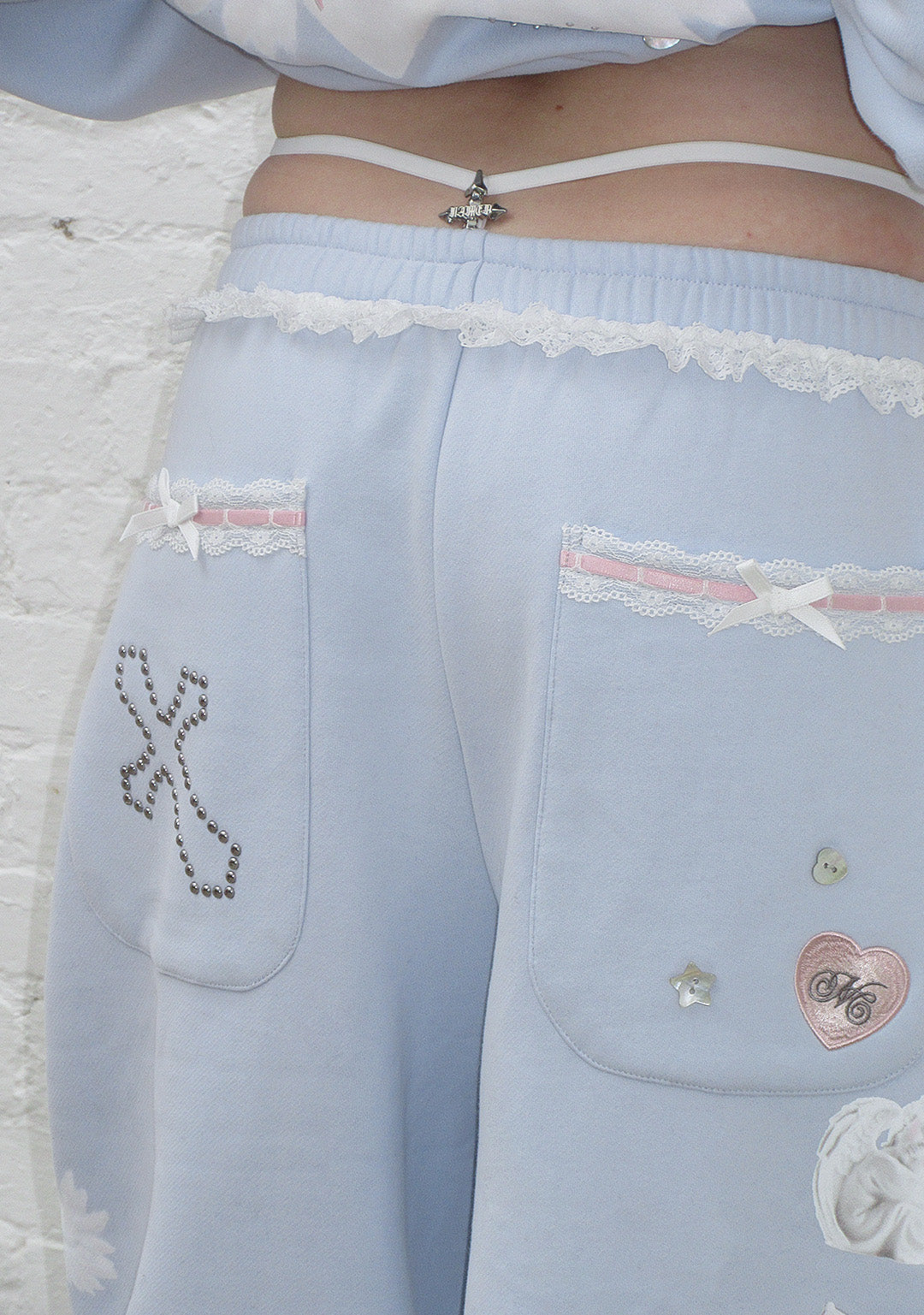 WHISPER OVERSIZED JOGGER BABYBLAU