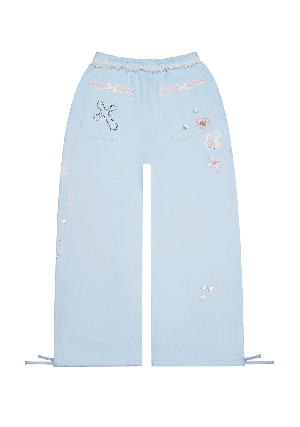 WHISPER OVERSIZED JOGGER BABYBLAU