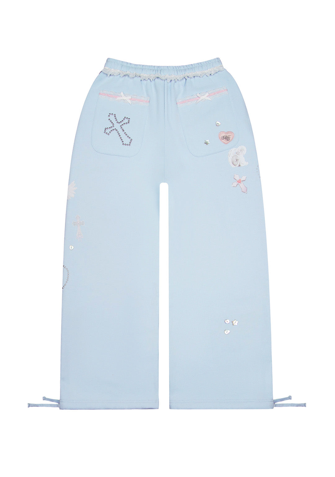 WHISPER OVERSIZED JOGGER BABYBLAU