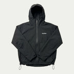 Water Reactive Cheetah Rain Jacket - Black