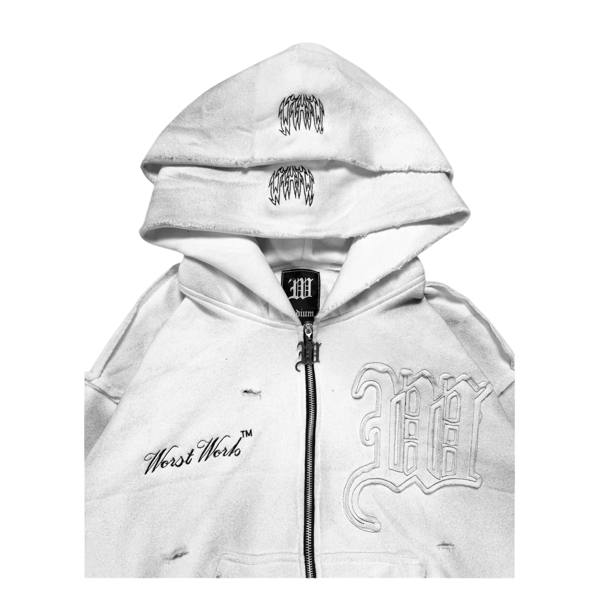"DIRTY SNOW" CRYSTALIZED SWEATSUIT